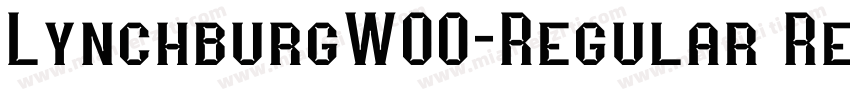 LynchburgW00-Regular Regula字体转换
